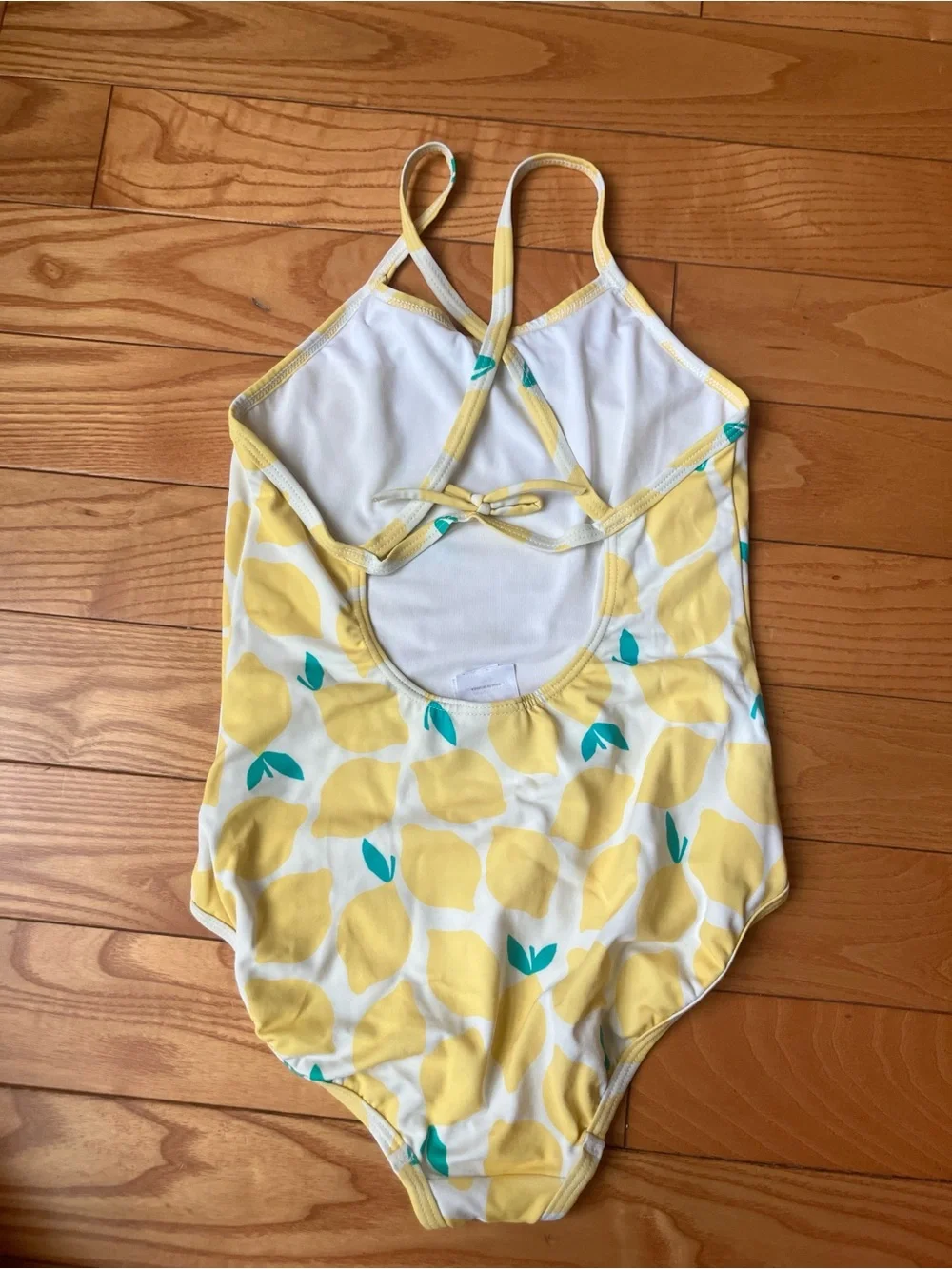 Hanna Andersson Lemon one piece girls 8